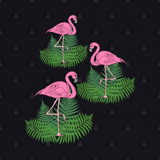 Pink Flamingos by Mila46